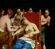 Guido Cagnacci Death of Cleopatra oil on canvas